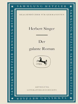 cover image of Der galante Roman